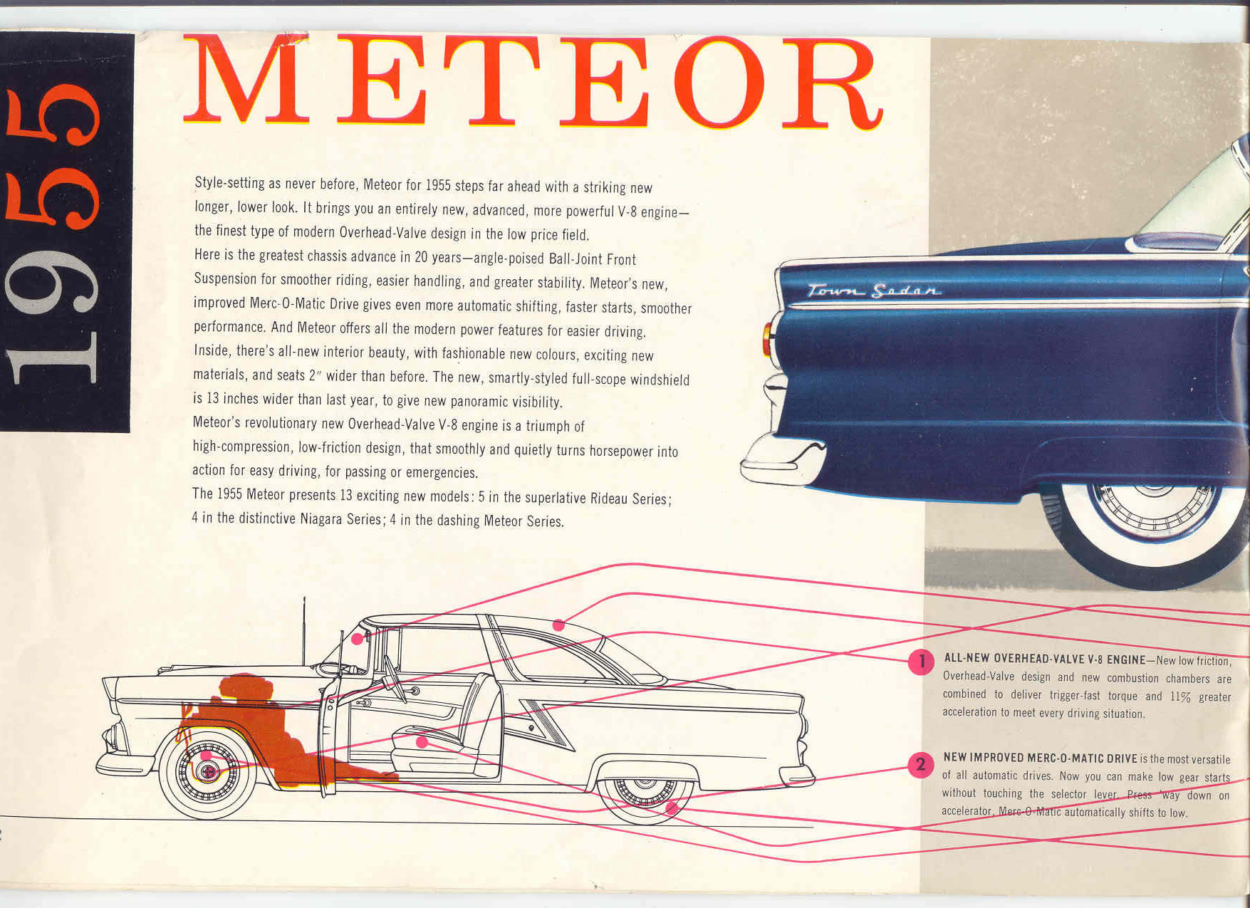 1955 Ford Meteor Canadian Brochure Page 7